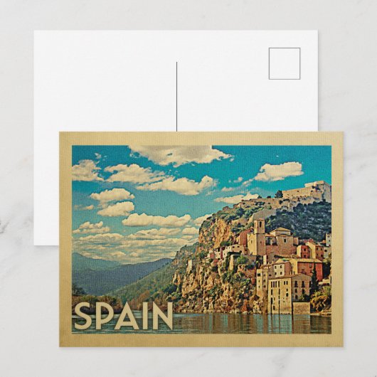 Spanje Miravet Briefkaart Vintage Travel (Voorkant / Achterkant)
