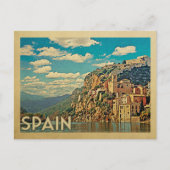 Spanje Miravet Briefkaart Vintage Travel (Voorkant)
