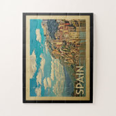 Spanje Miravet Vintage Travel Legpuzzel (Verticaal)