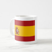 Spanje Mok Met Vlag en Naam van het Volkslied (Voorkant links)