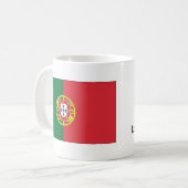 Spanje mok met vlag en naam van volkslied (Voorkant links)