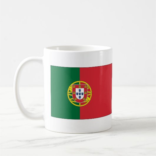 Spanje mok met vlag en naam van volkslied (Links)