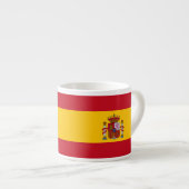 Spanje National Flag Patriotic Espresso Kop (Voorkant rechts)