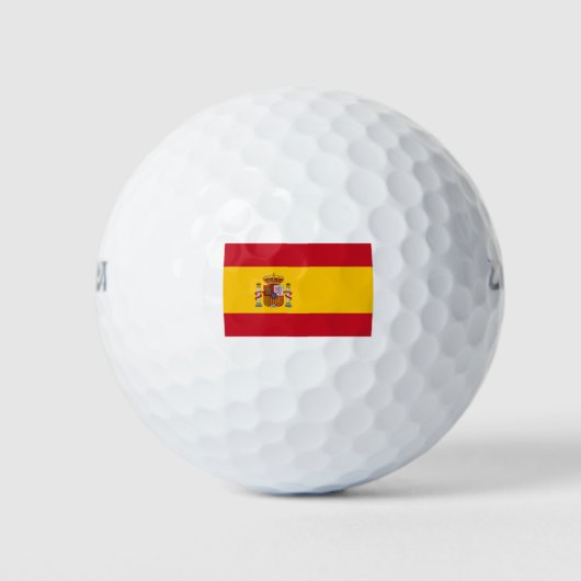 Spanje - Nationale Vlag - Actueel Golfballen (Voorkant)