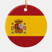 Spanje Nationale vlag Keramisch Ornament (Voorkant)