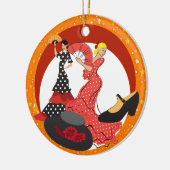 Spanje - Nieuwe dansers Keramisch Ornament (Links)