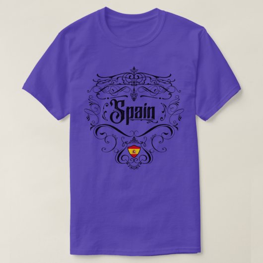 Spanje ontwerp 1 t-shirt (Design voorkant)