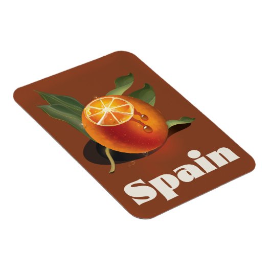 Spanje oranje reisposter magneet (Rechterzijde)