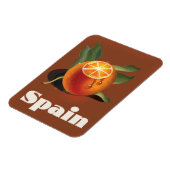 Spanje oranje reisposter magneet (Linkerzijde)