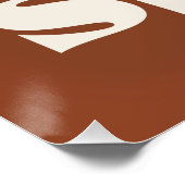 Spanje oranje reisposter perfect poster (Hoek)