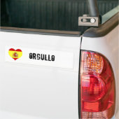 Spanje orgullo bumpersticker (Op Truck)