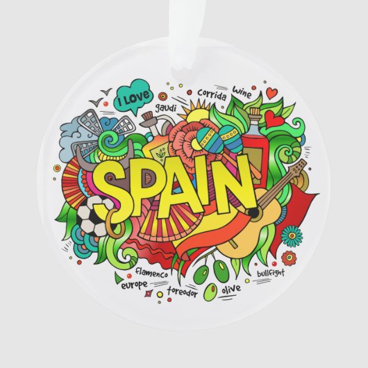 SPANJE ORNAMENT (voorkant)