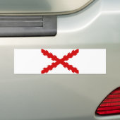 spanje oude vlag nieuwe spaanse indianen veroverin bumpersticker (Op auto)
