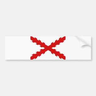 spanje oude vlag nieuwe spaanse indianen veroverin bumpersticker