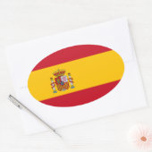 Spanje Ovale Sticker (Envelop)