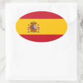 Spanje Ovale Sticker (Tas)