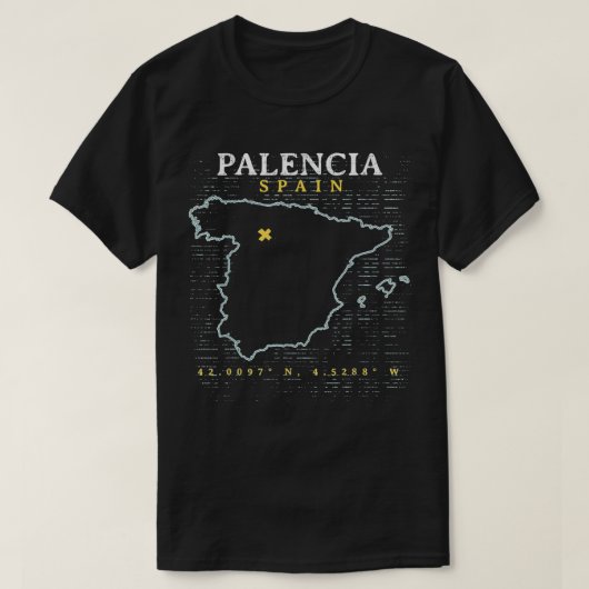 Spanje Palencia T-shirt (Design voorkant)