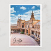 Spanje Plein in Sevilla Spanje Briefkaart (Voorkant)