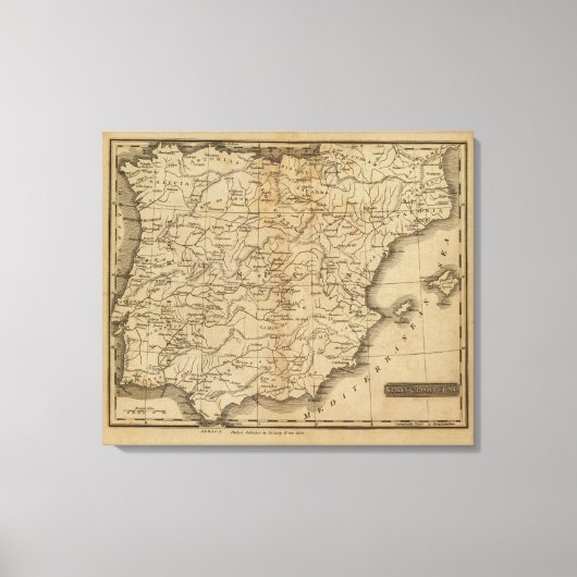 Spanje, Portugal 14 Canvas Afdruk (Voorkant)