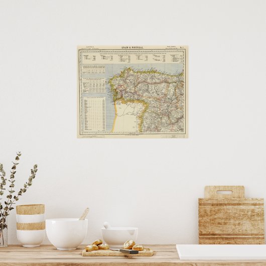Spanje, Portugal 14 Poster (Keuken)