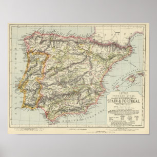 Spanje, Portugal 4 Poster