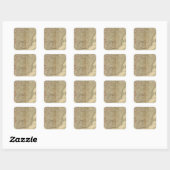 Spanje, Portugal 9 Vierkante Sticker (Vel)