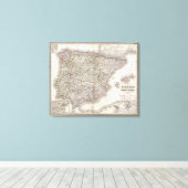 Spanje, Portugal Canvas Afdruk (Insitu (Houten vloer))