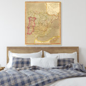 Spanje, Portugal Canvas Afdruk (Insitu (Slaapkamer))