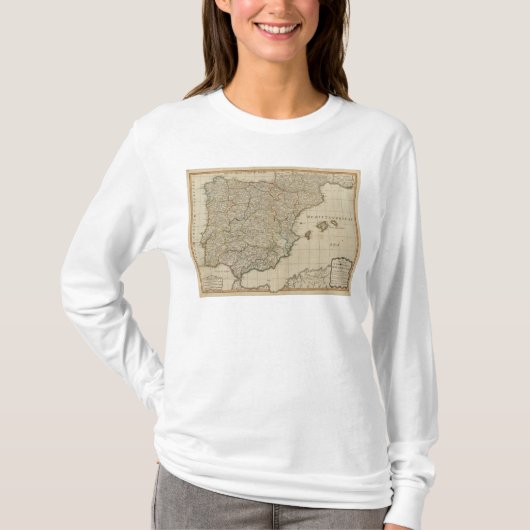 Spanje, Portugal T-shirt (Voorkant)