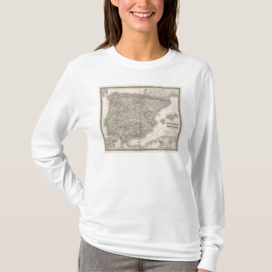 Spanje, Portugal T-shirt (Voorkant)