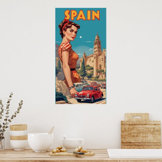  Spanje Poster (Keuken)