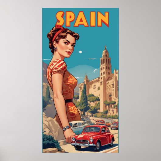  Spanje Poster (Voorkant)
