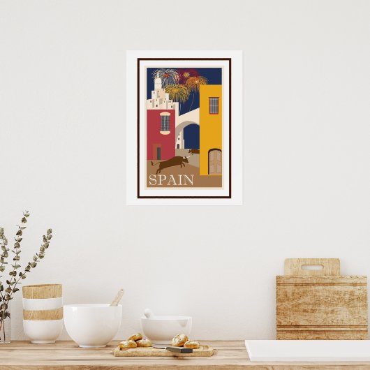Spanje Poster (Keuken)