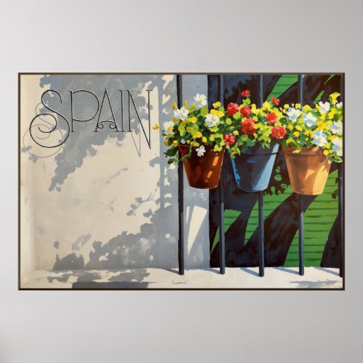 Spanje poster (Voorkant)