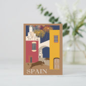 Spanje Poster Briefkaart (Staand voorkant)