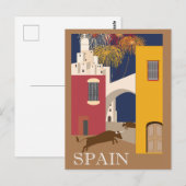 Spanje Poster Briefkaart (Voorkant / Achterkant)