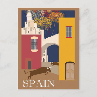 Spanje Poster Briefkaart
