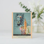 Spanje Poster van de Vintage Travel Briefkaart (Staand voorkant)