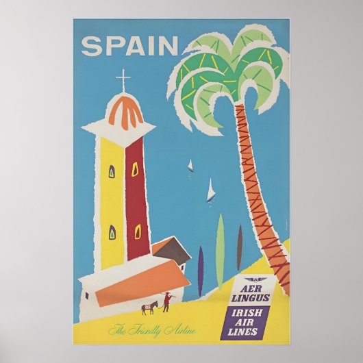 Spanje Print Spaanse Reis Kunst Poster (Voorkant)
