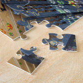 Spanje, provincie Cadiz, Sevilla. Historische kers Legpuzzel (Zijkant)