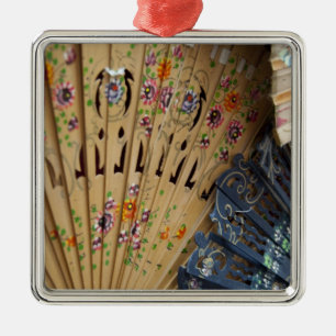 Spanje, provincie Cadiz, Sevilla. Historische kers Metalen Ornament