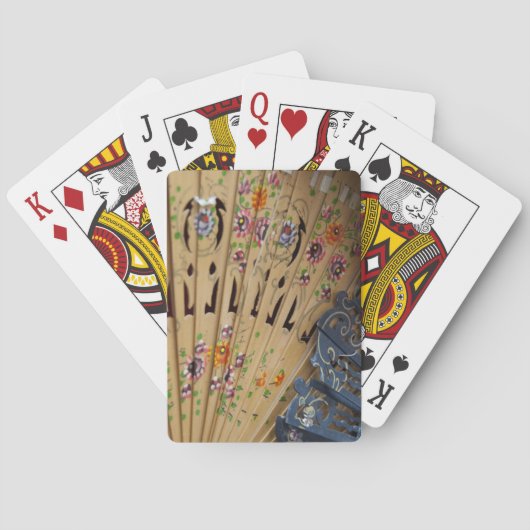 Spanje, provincie Cadiz, Sevilla. Historische kers Pokerkaarten (Achterkant)