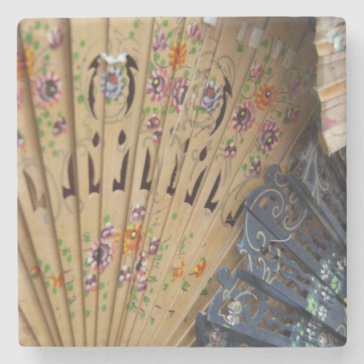 Spanje, provincie Cadiz, Sevilla. Historische kers Stenen Onderzetter (Voorkant)