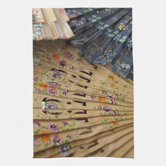 Spanje, provincie Cadiz, Sevilla. Historische kers Theedoek (Verticaal)