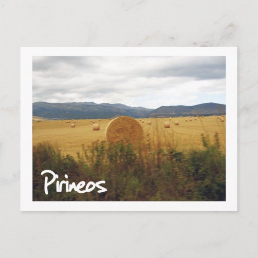Spanje, Pyreneeën Briefkaart (Voorkant)