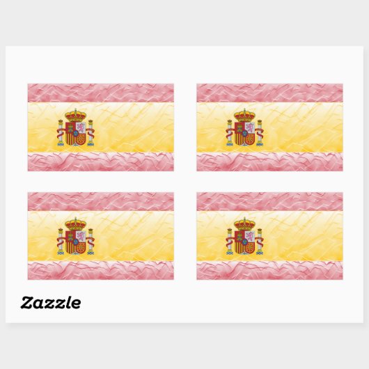 Spanje Rechthoekige Sticker (Vel)