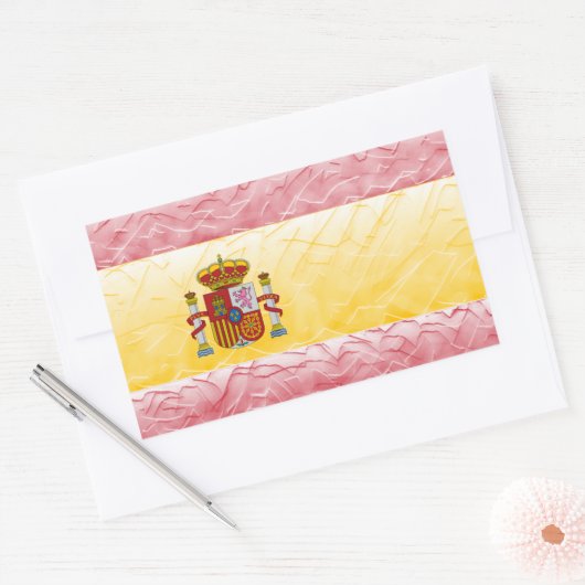 Spanje Rechthoekige Sticker (Envelop)