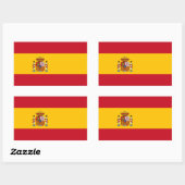 Spanje Rechthoekige Sticker (Vel)