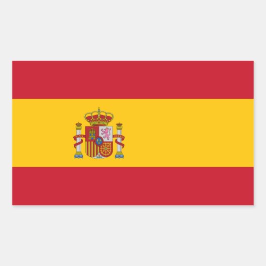 Spanje Rechthoekige Sticker (Voorkant)