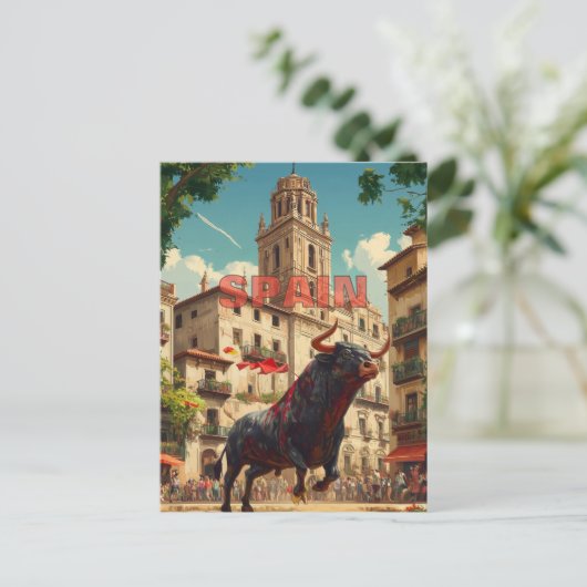 Spanje Reis Briefkaart (Staand voorkant)